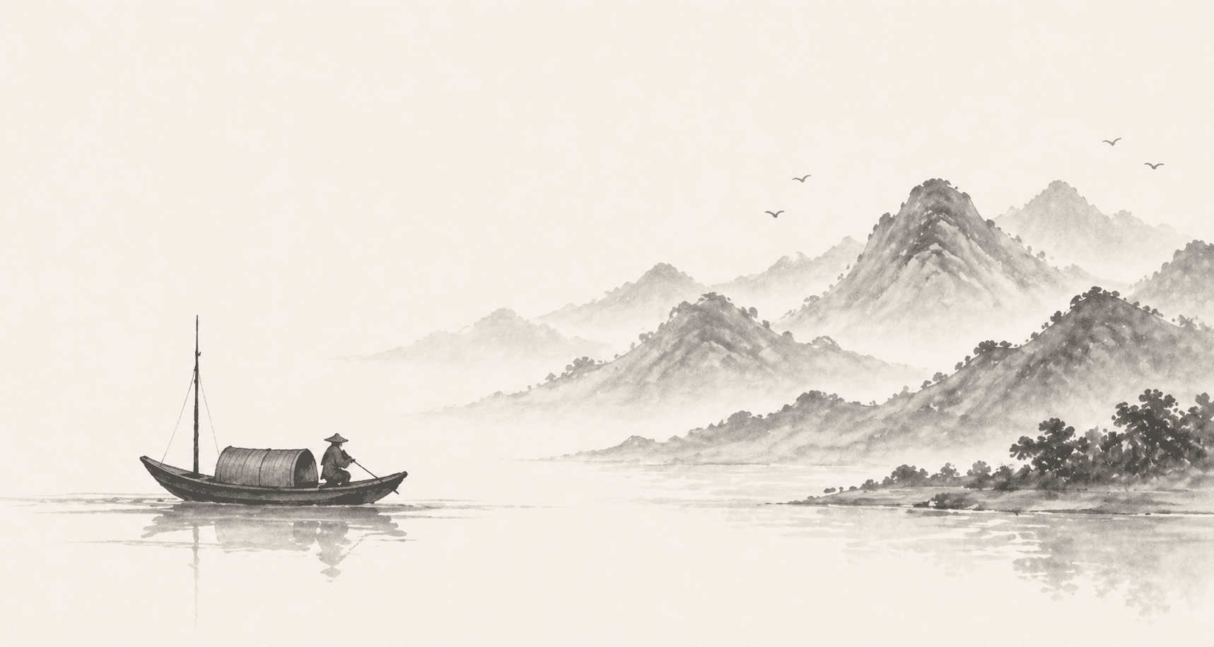水墨舟山